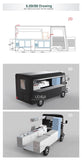 Concession Food Truck-Mobile Gas Grill Kitchen